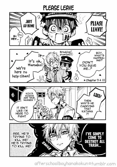 Read After-school Hanako-kun Manga Online