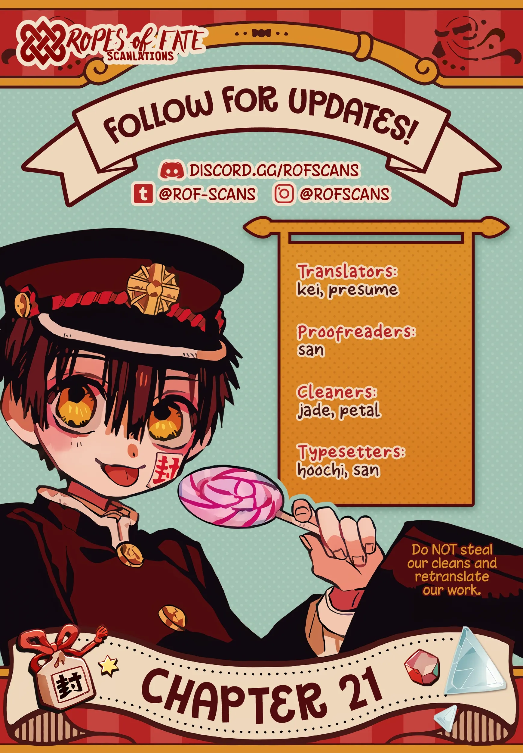 Read After-school Hanako-kun Manga Online