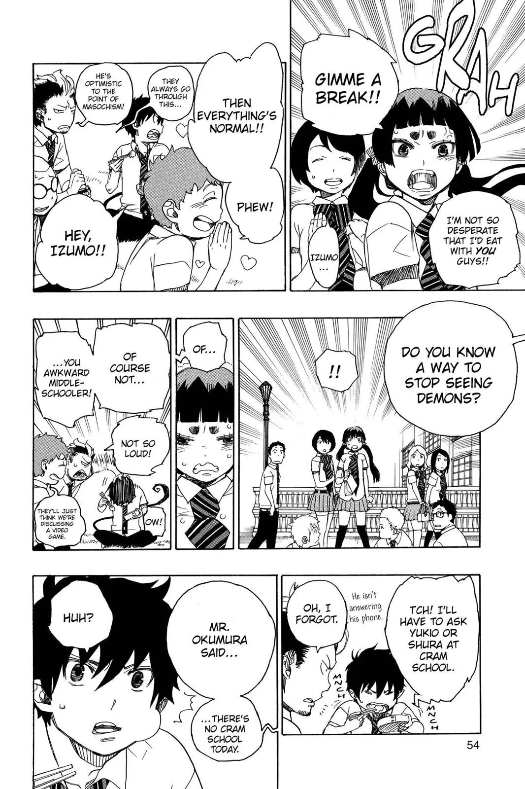 Read Blue Exorcist Manga Online