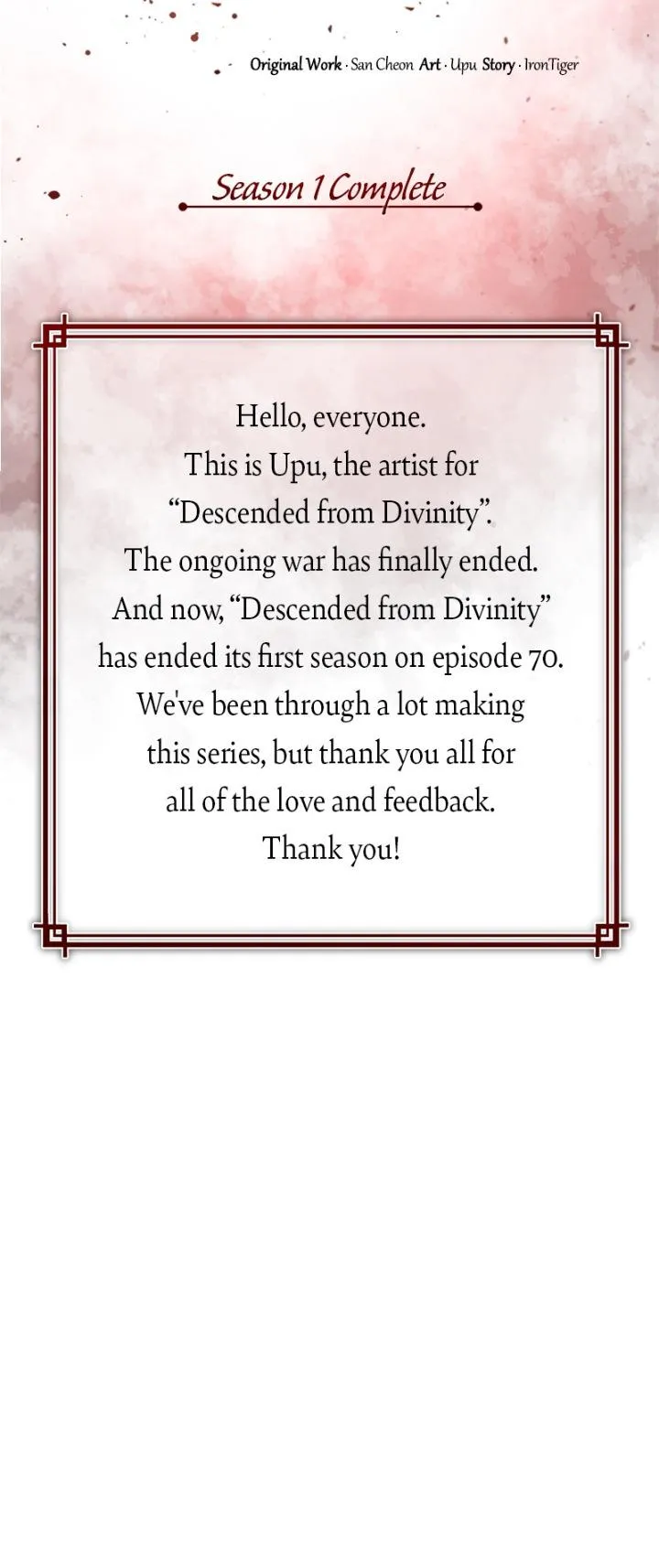 Read Descended from Divinity Manga Online