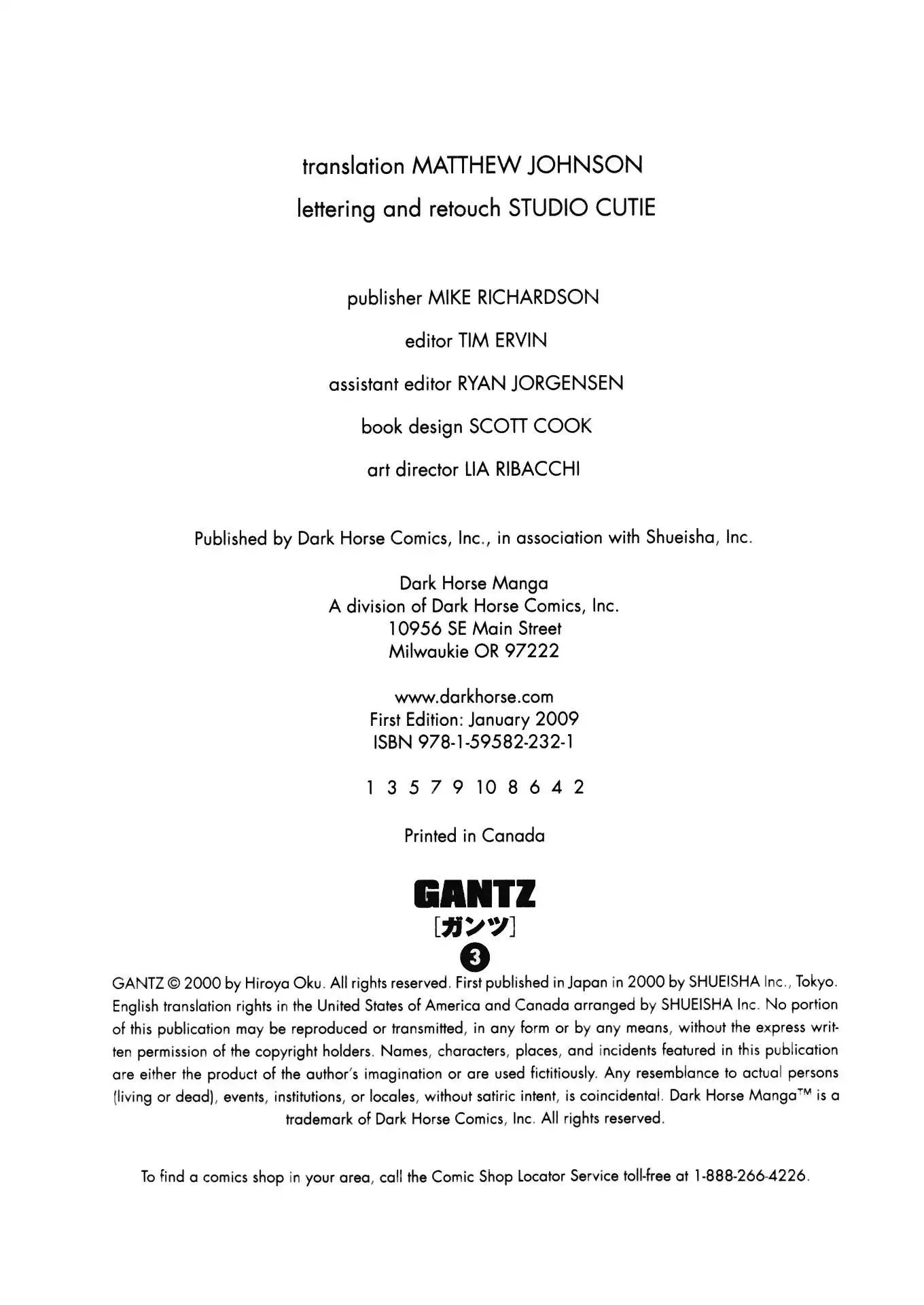 Read Gantz Manga Online