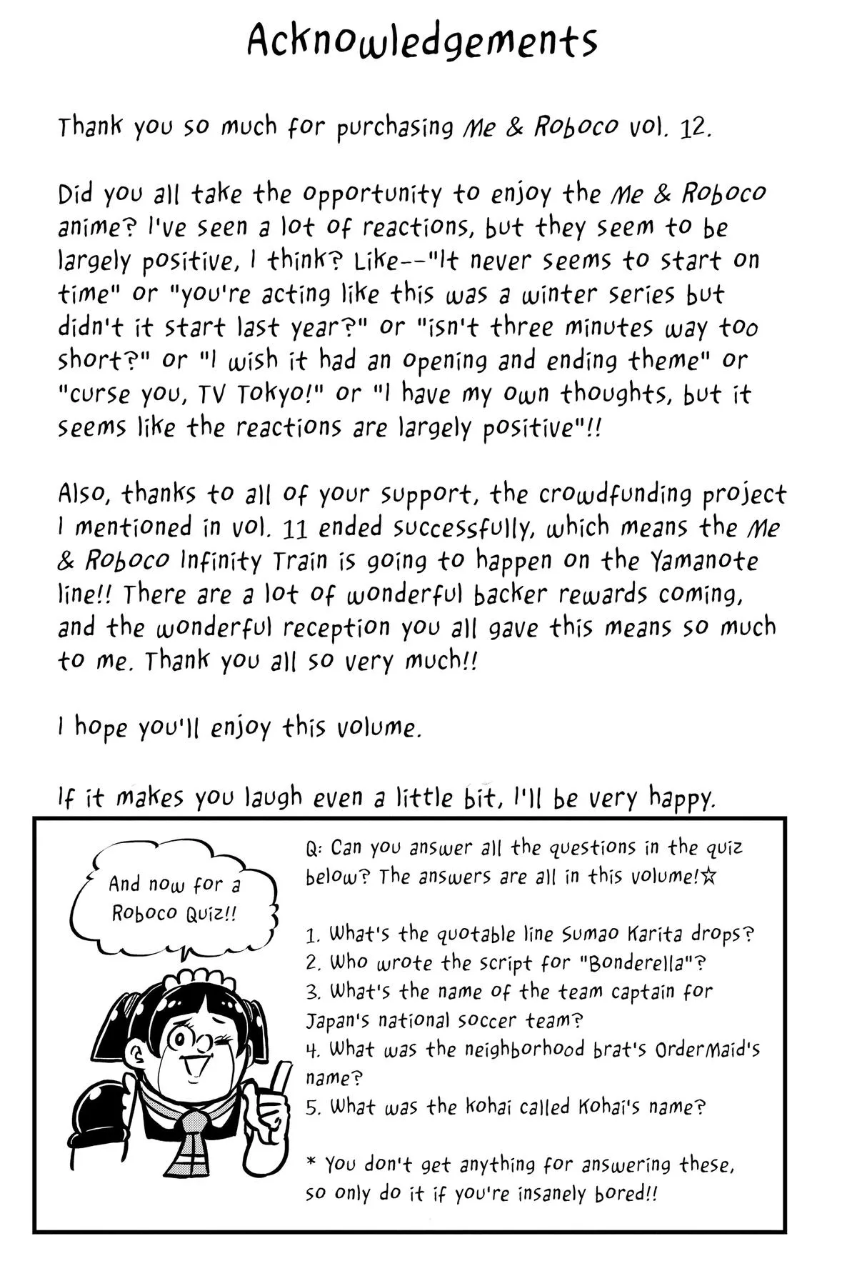 Read Me and Roboco Manga Online
