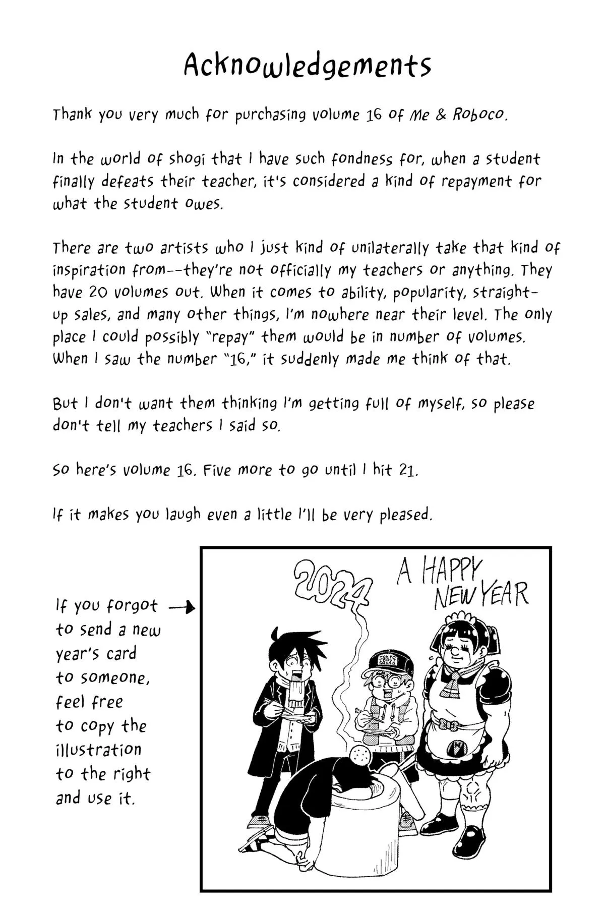 Read Me and Roboco Manga Online