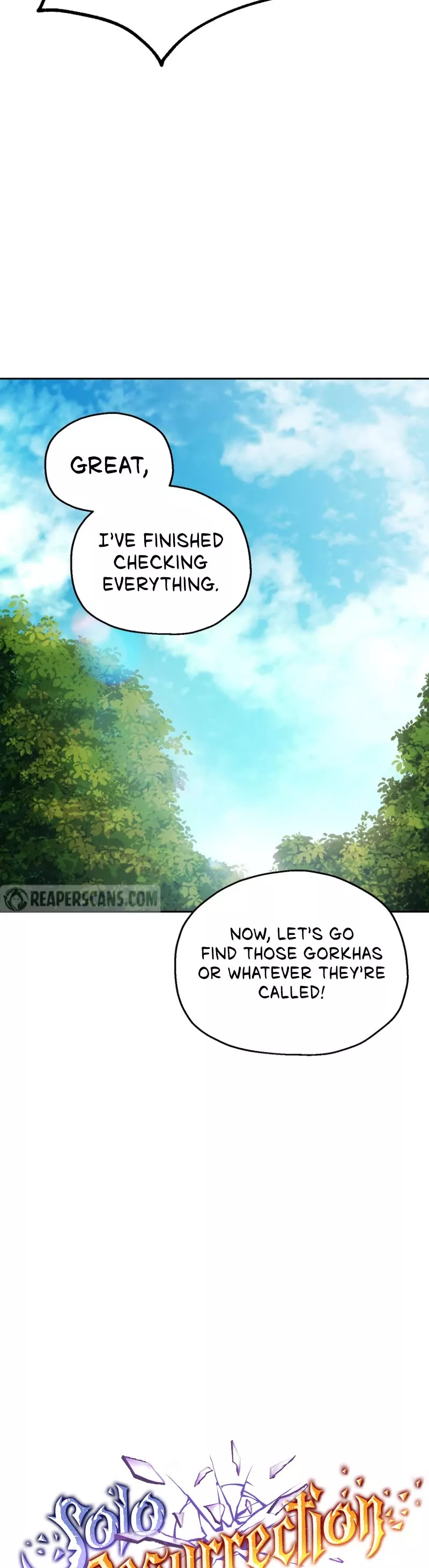 Read Solo Resurrection Manga Online