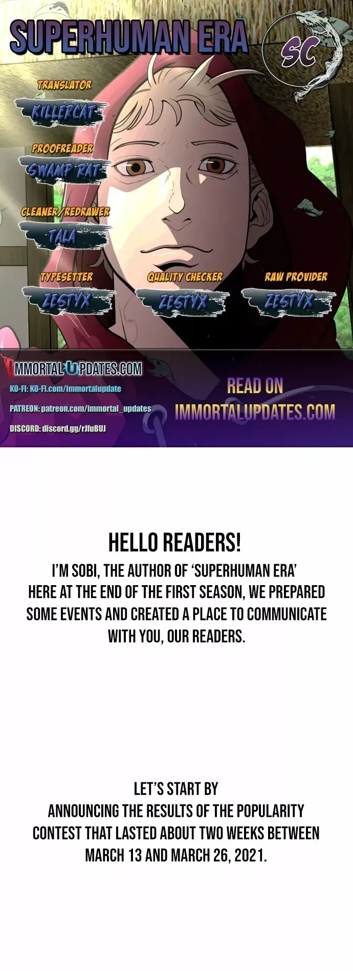Read Superhuman Era Manga Online