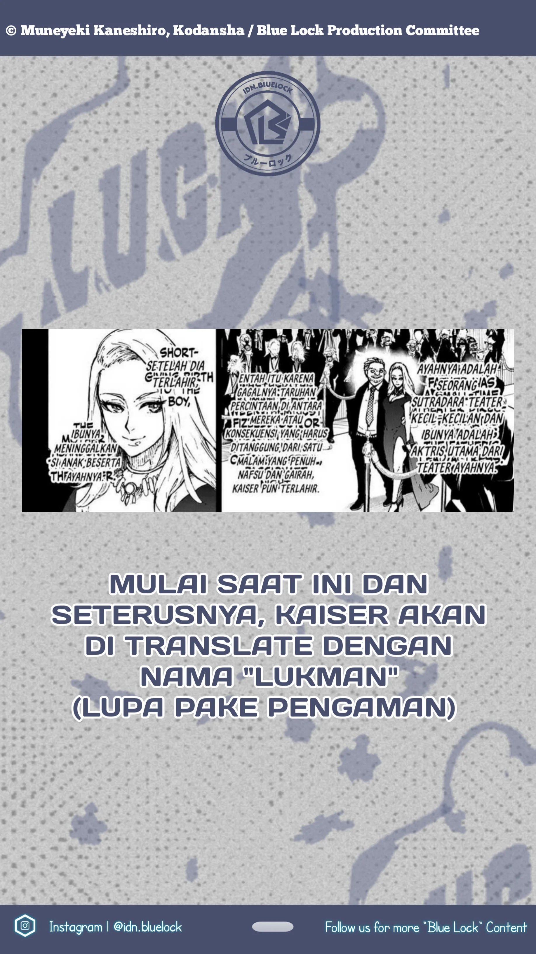 Read Blue Lock ID Manga Online